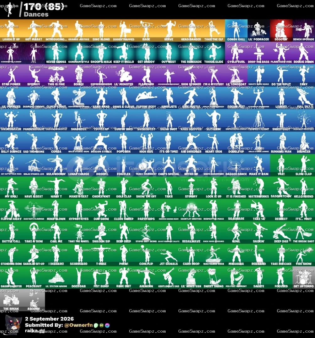 206 Skins, Rogue Spider, Full Tryhard, Lifetime Full Mail Access