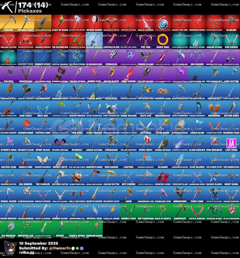 97 Skins, Lara Croft, Tony Stark, Lifetime Full Mail Access