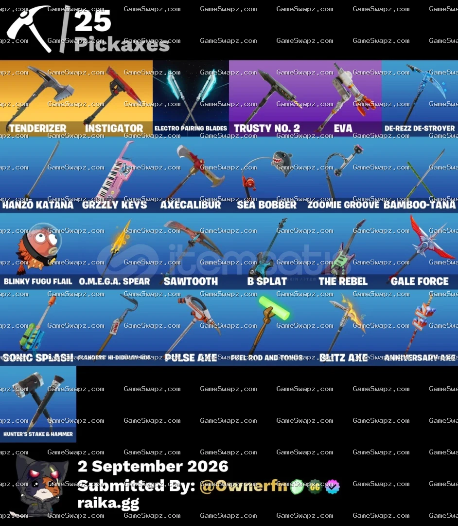 18 Skins, The Reaper, Season 2 Knights, Lifetime Full Mail Access