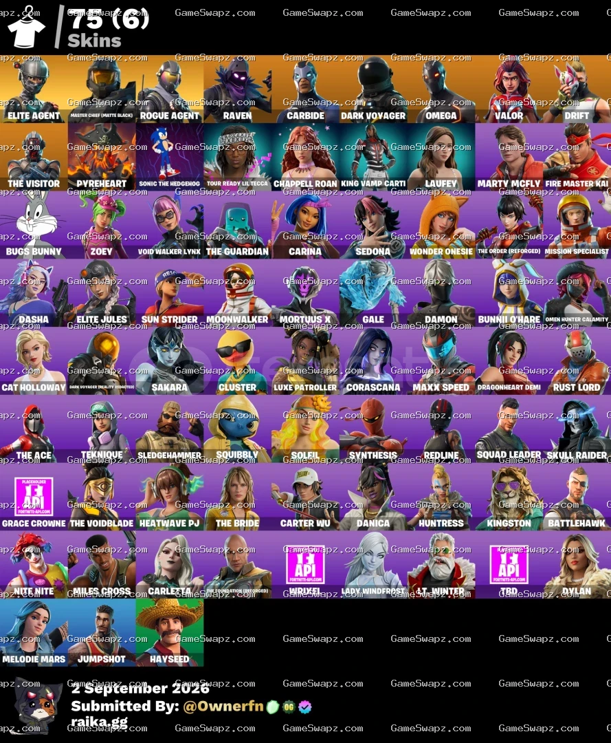 75 Skins, Elite Agent, Mako, Lifetime Full Mail Access