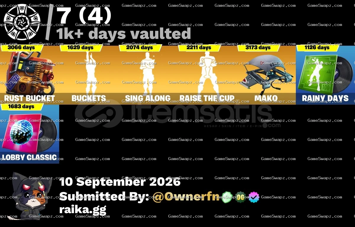 24 Skins, The Reaper, Season 2 Knights, Lifetime Full Mail Access