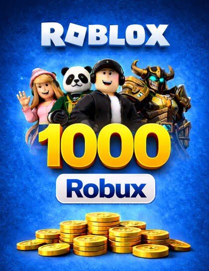 ⭐[1429] 1000 ROBUX | WE COVER THE FEE⭐