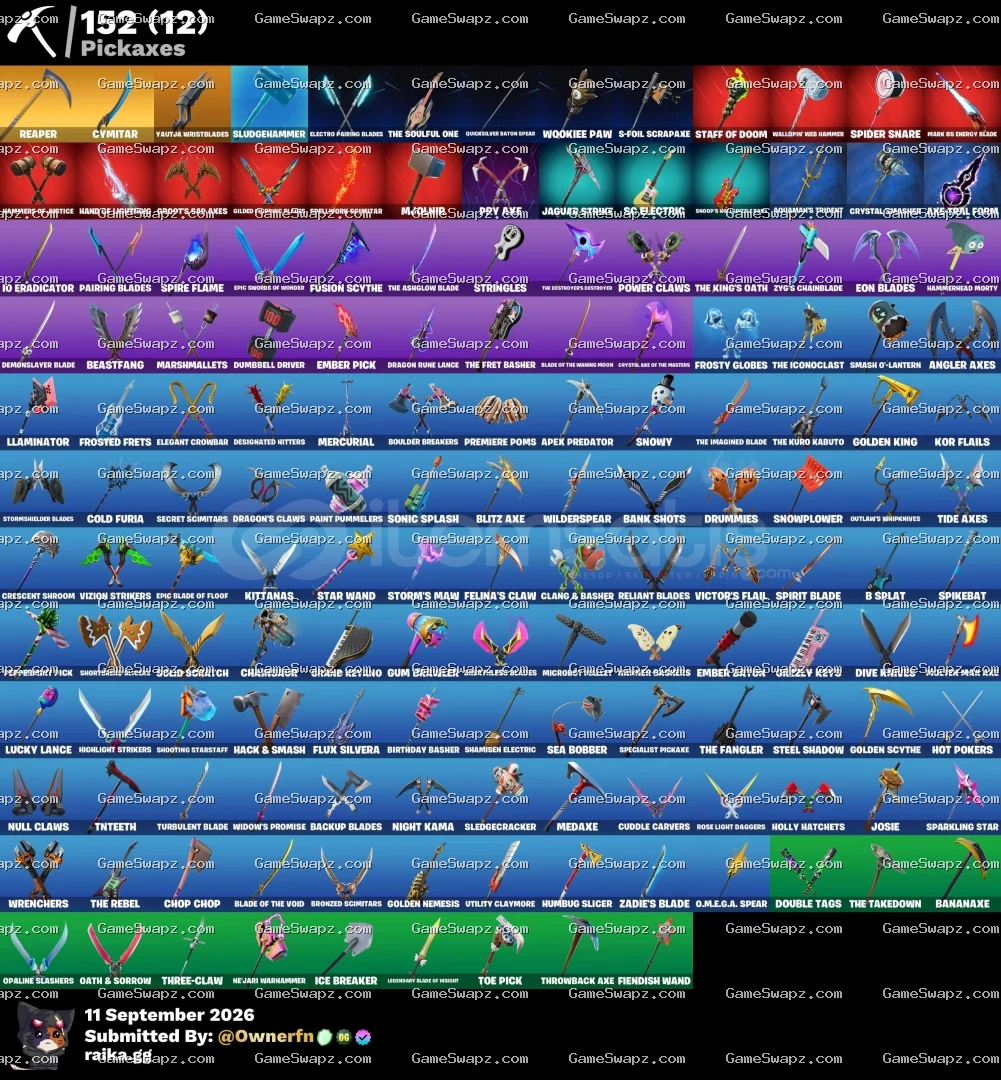 98 Skins, Neo Versa, Lara Croft, Lifetime Full Mail Access