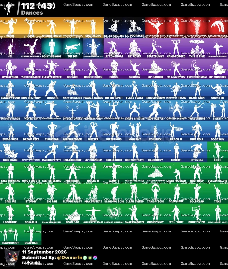182 Skins, OG, Save the World, Rogue Spider, Lifetime Full Mail Access