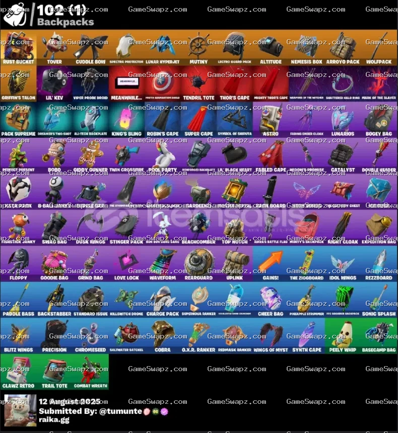97 Skins, Take the L, Fresh, Lifetime Full Mail Access!
