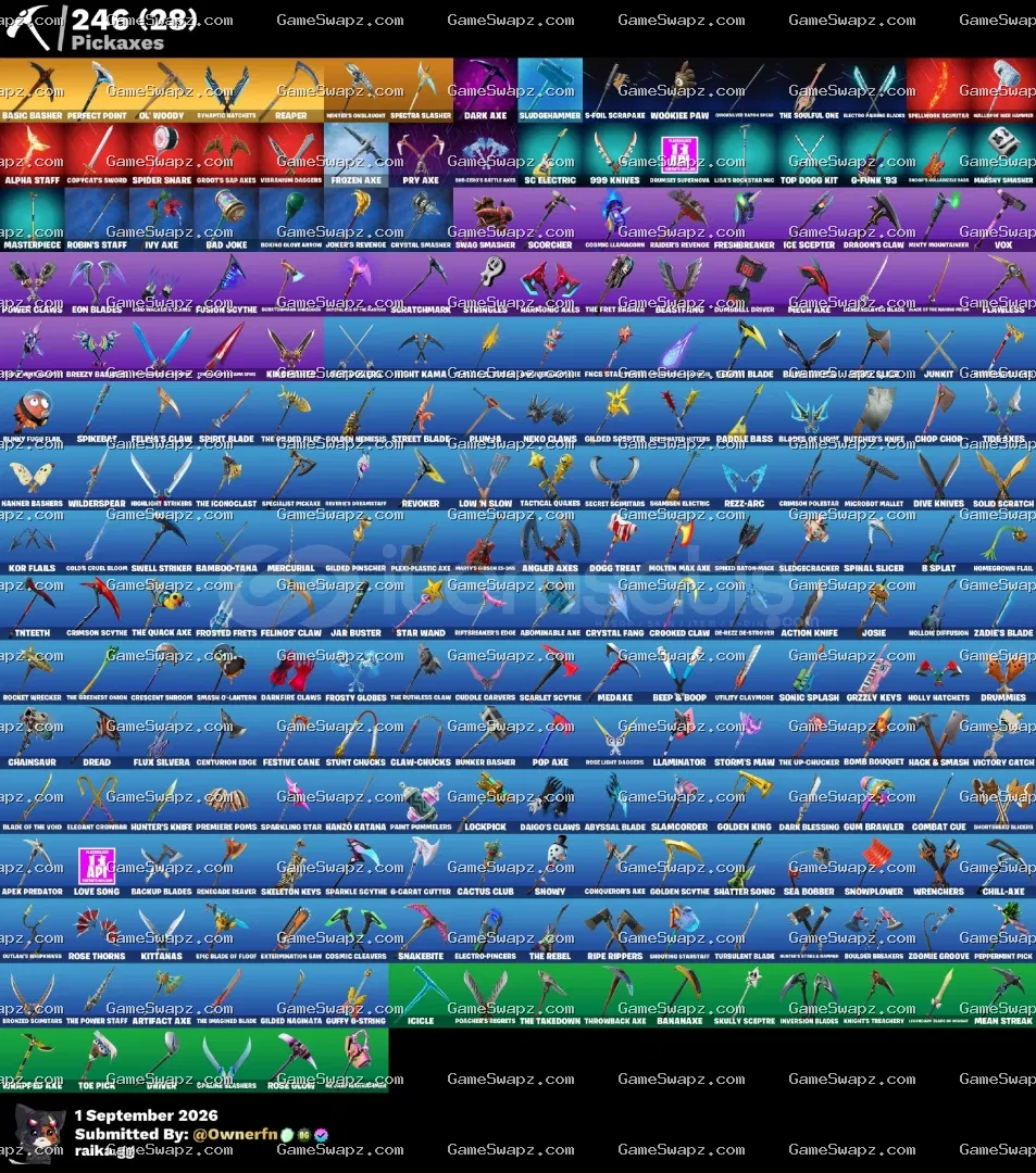 213 Skins, OG, Save the World, Lara Croft, Tryhard, Lifetime Full Mail Access