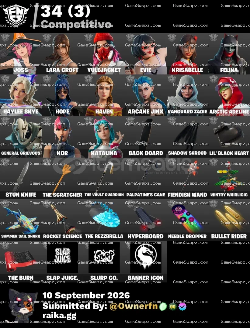 262 Skins, Spider-Man, Lifetime Full Mail Access