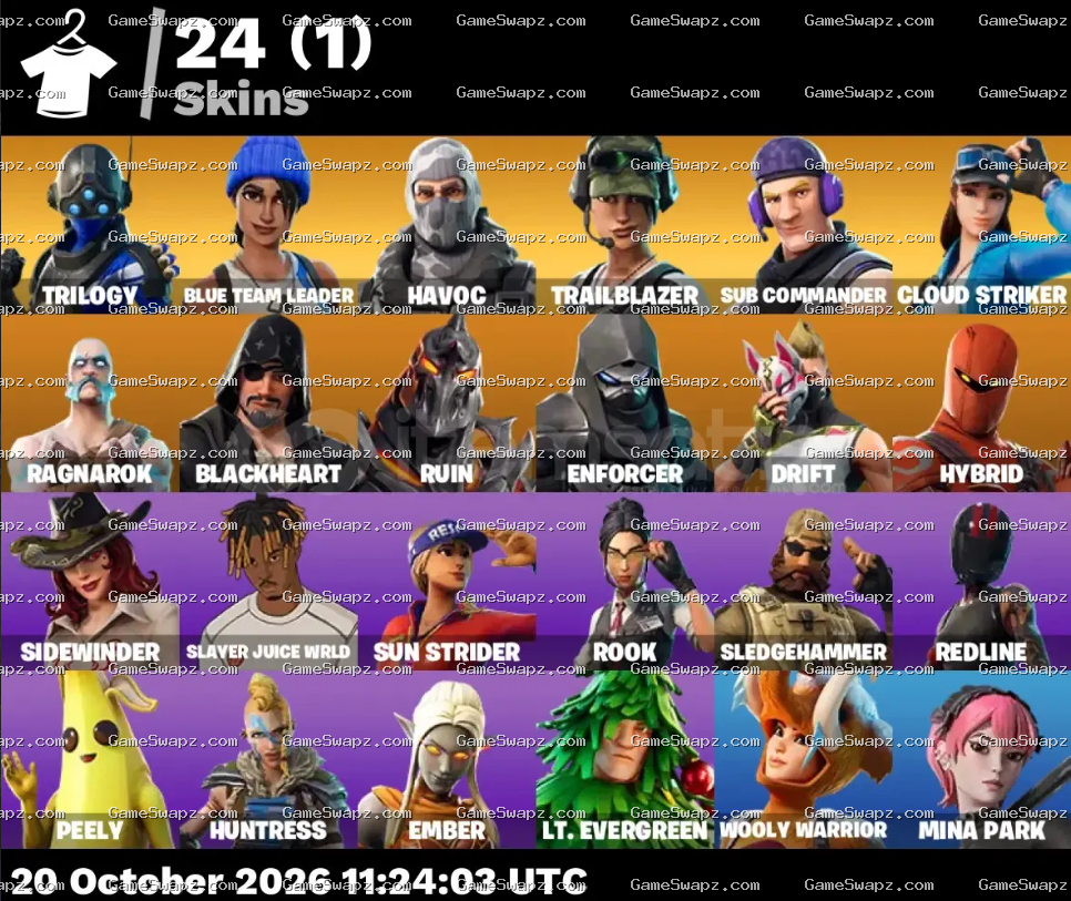 Fortnite Account | Havoc, Peely, Drift, Ragnarok, Blue Team Leader