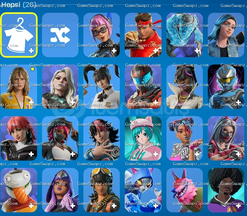 26 Skins, Affordably Priced Account