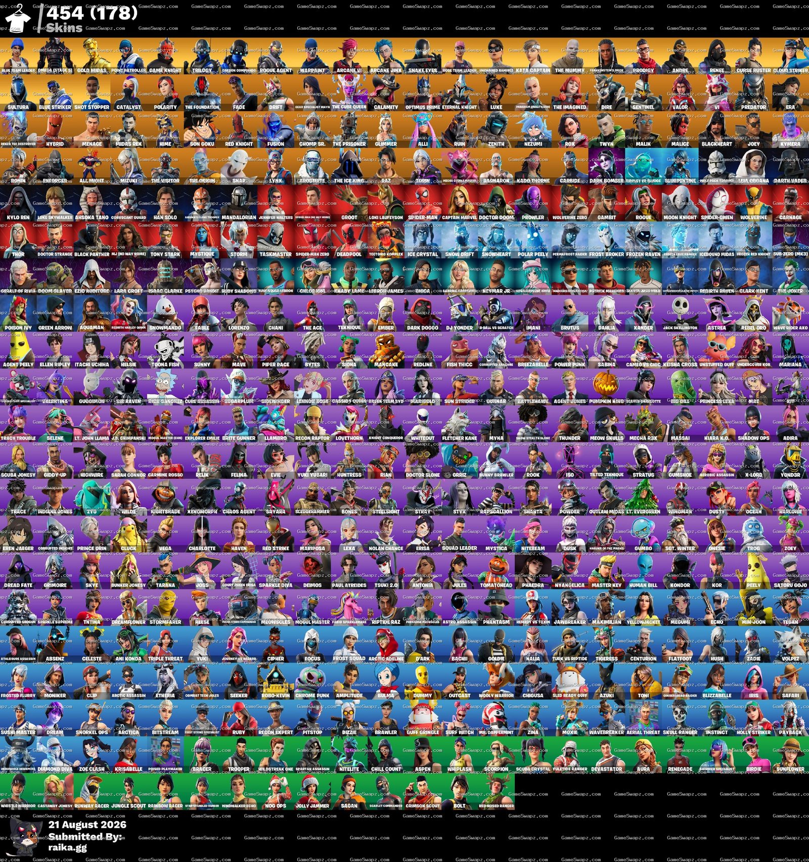 Fortnite rare account