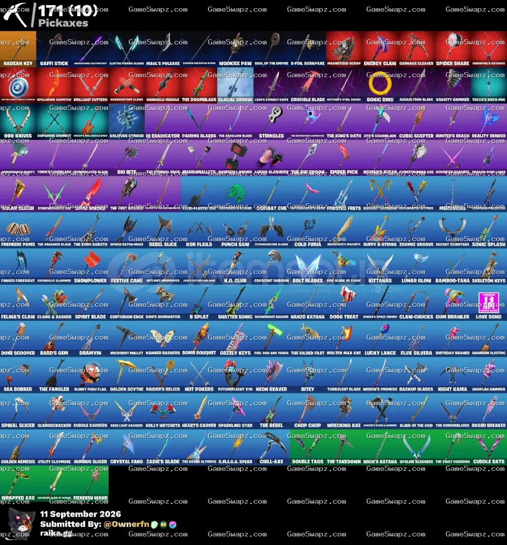 105 Skins, Kor, Founder's, Lifetime Full Mail Access
