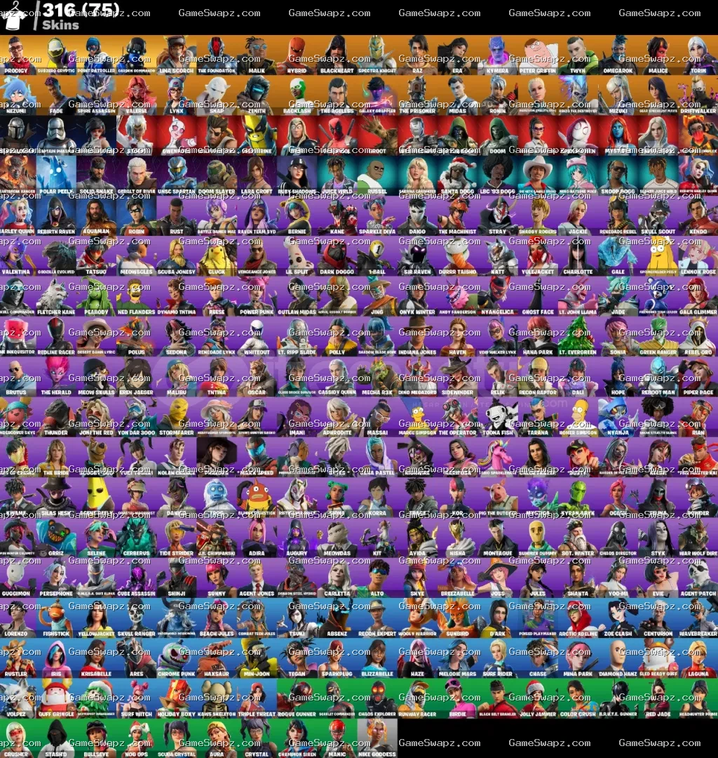 300+ Skins, Very Affordable!