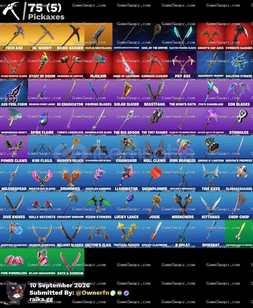 71 Skins, Lara Croft, Stuck Dance Emote, Lifetime Full Mail Access