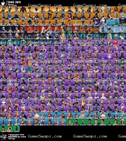 345 Skins Fortnite Account | Minty Axe + Save the World