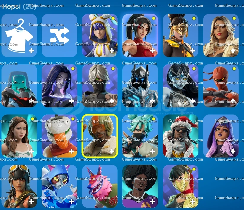 23 Skins, Affordable Starter Account