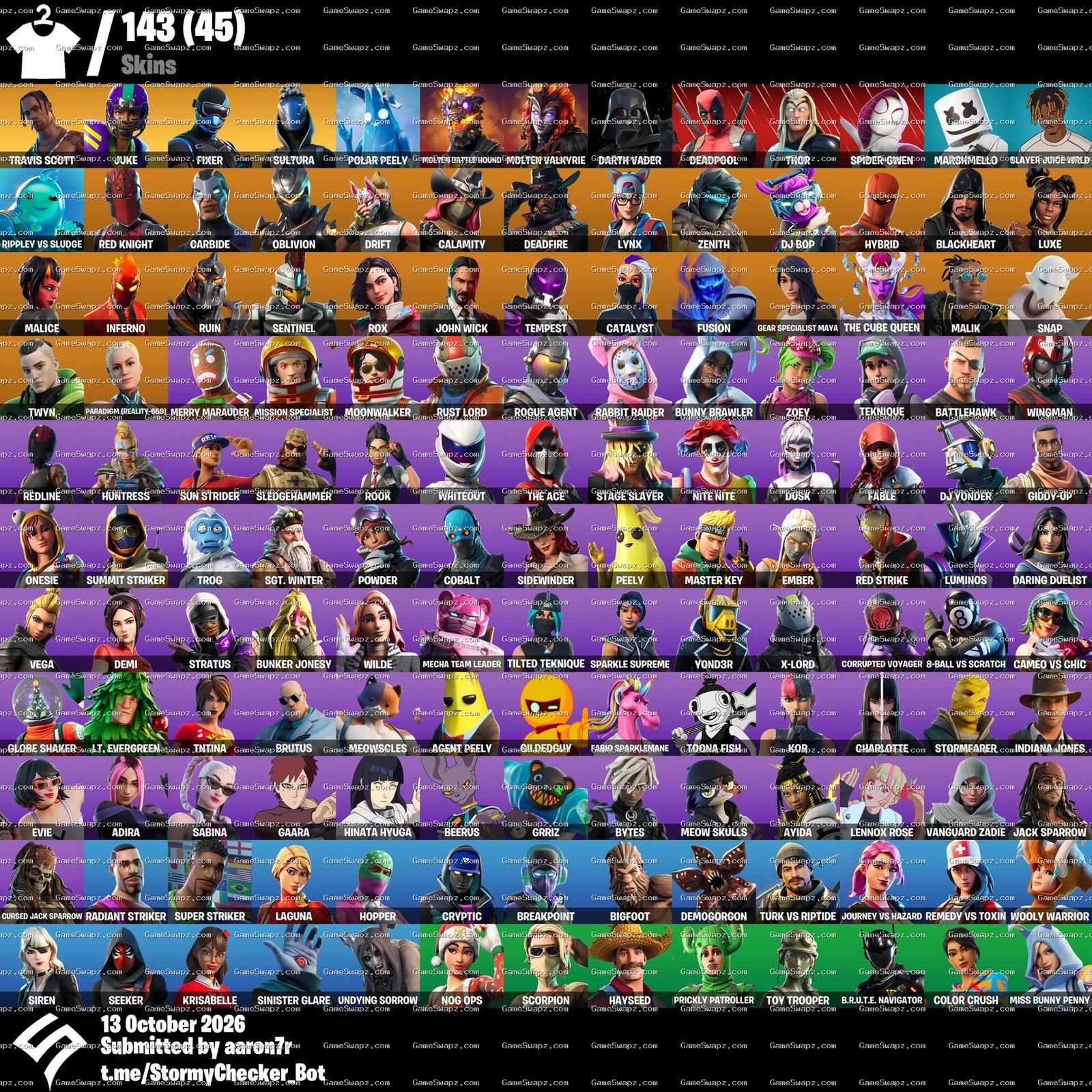 Fortnite Account | 144 Skins | Original Owner | Email Included