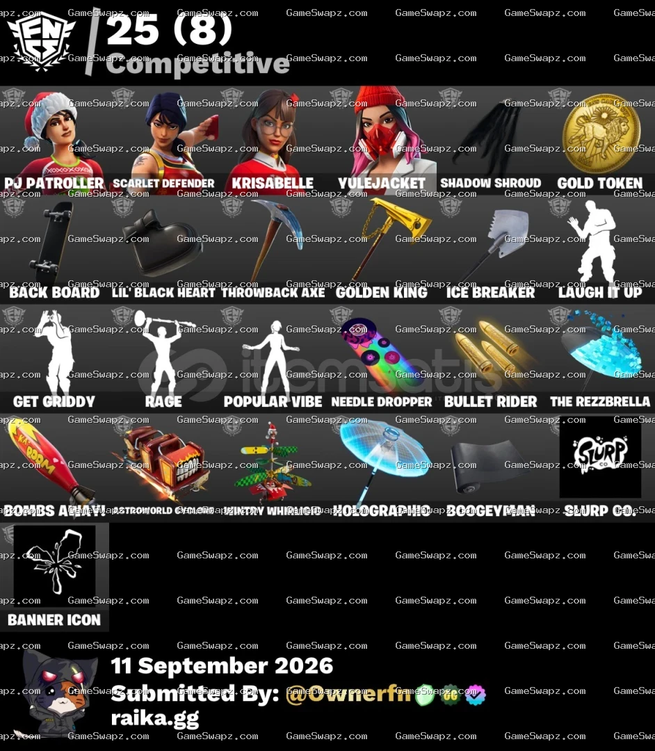 31 Skins, Gold Midas, Lifetime Full Mail Access
