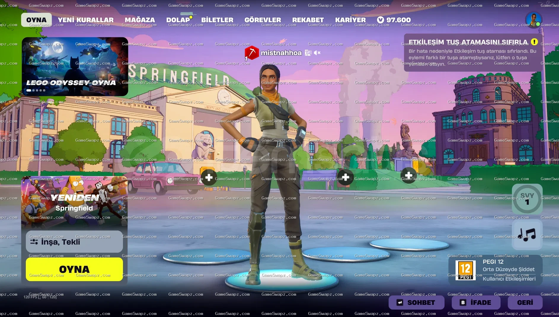 97,600 V-Bucks Account, Urgent Sale
