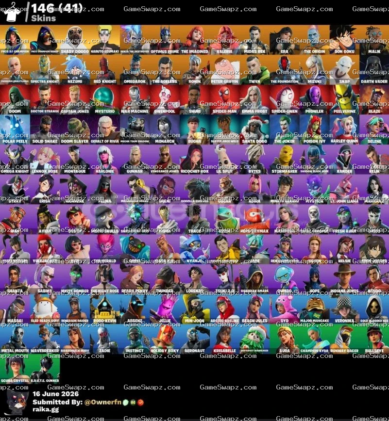 Renegade Raider, Lifetime Account