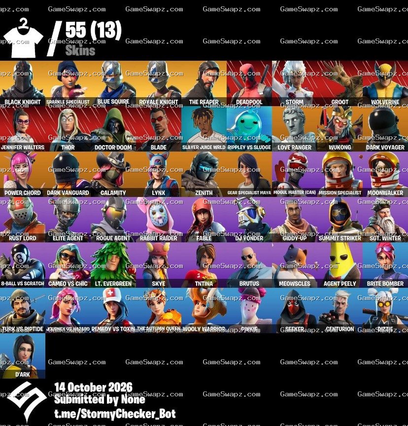 Fortnite black night account