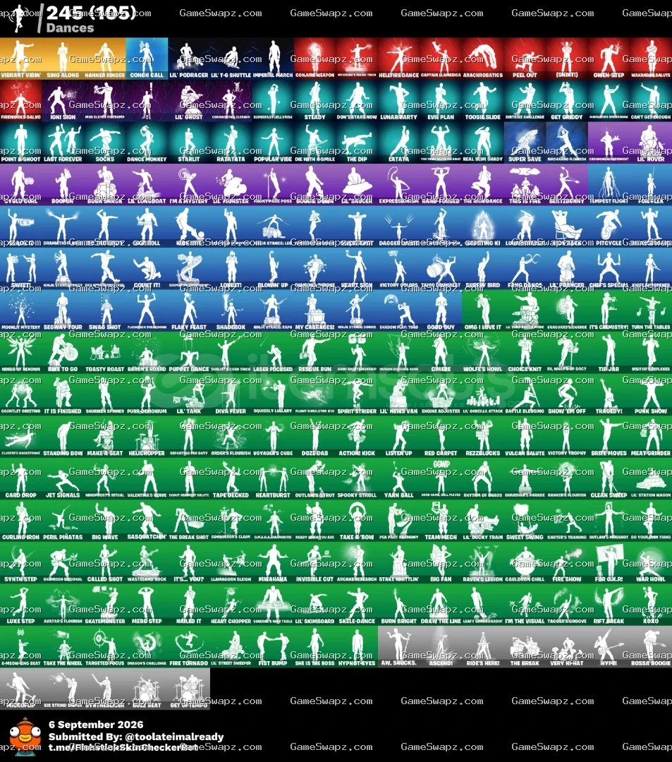 200 Earnings, 6,000 PR, 300+ Skins