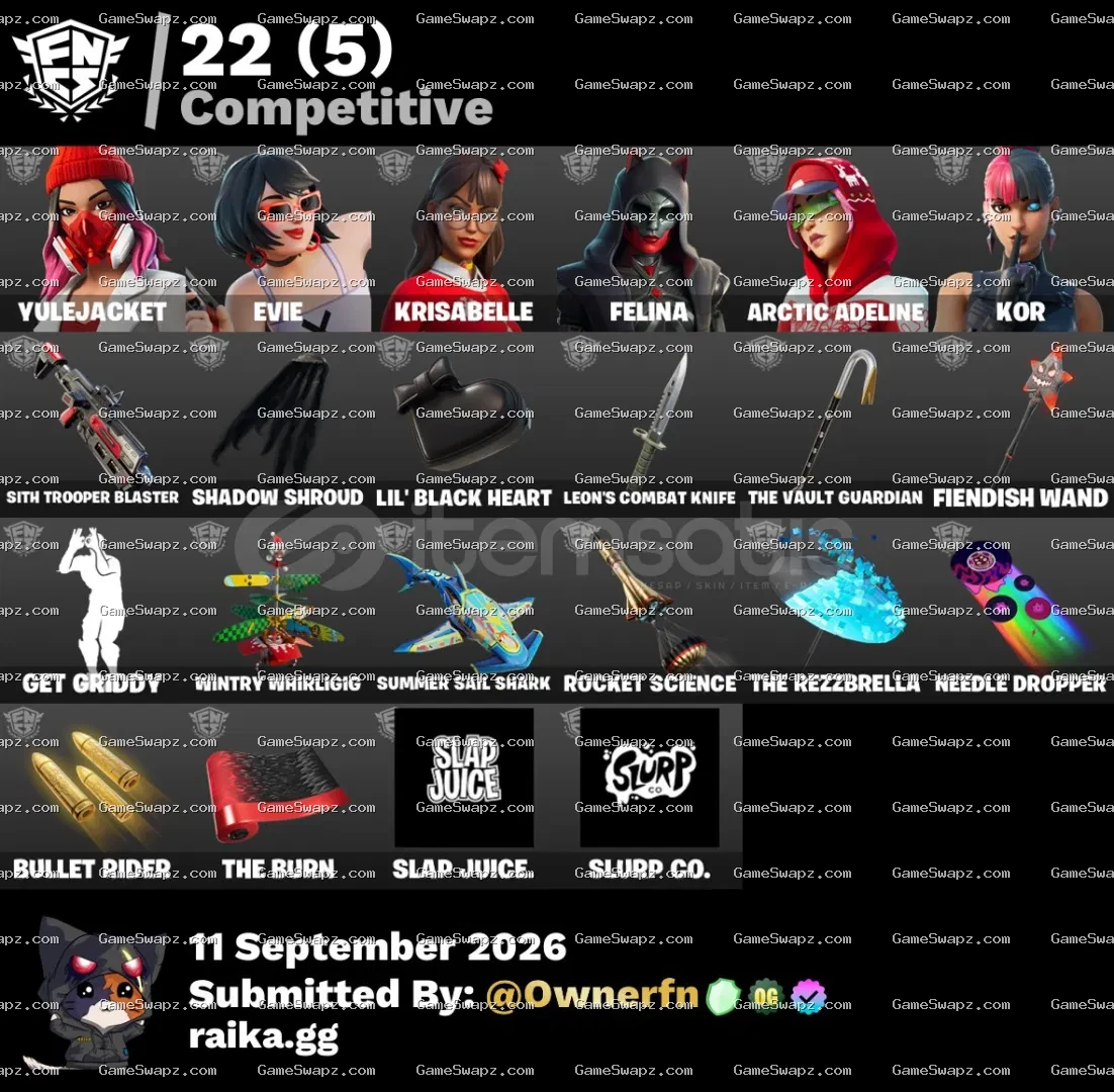 105 Skins, Kor, Founder's, Lifetime Full Mail Access