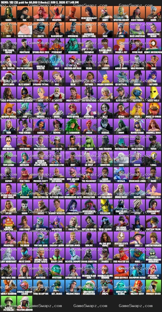 Old Season + 182 Outfits (Full Access)