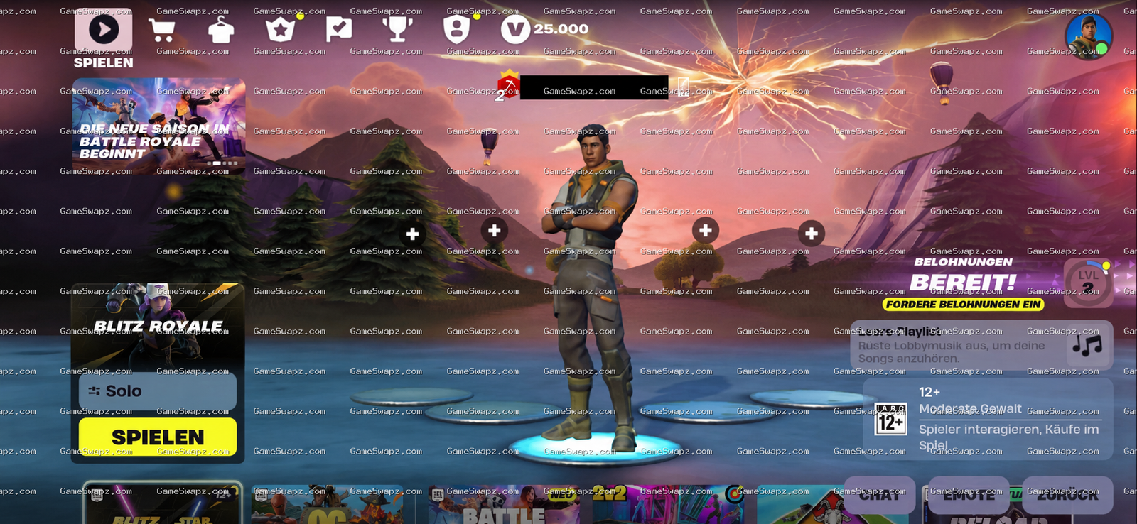 25,000 V-Bucks 💰 | V-Bucks Only Account