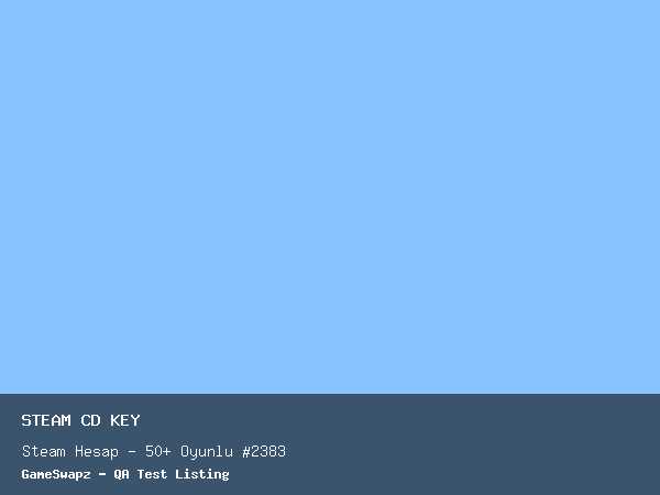 Steam Hesap - 50+ Oyunlu #2383