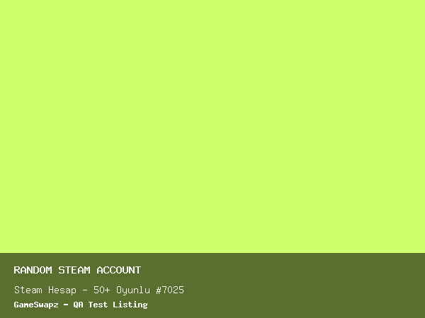 Steam Hesap - 50+ Oyunlu #7025
