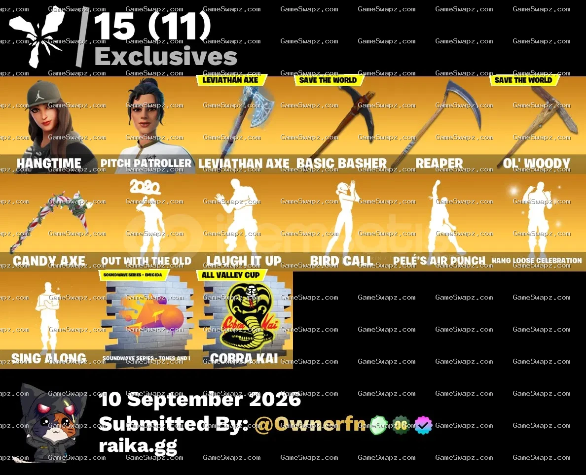 284 Skins, Leviathan Axe, Tryhard, Lifetime Full Mail Access