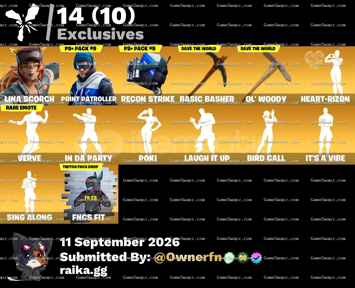 135 Skins, 40 Shop Items, Lara Croft, Lifetime Full Mail Access