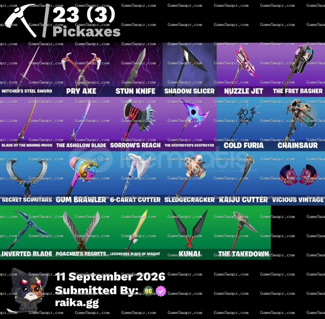 Lara Croft / 2x Jones / Geralt of Rivia / 22 Skins