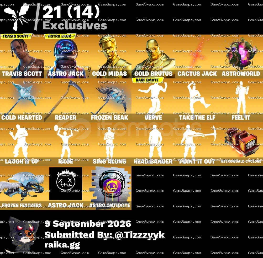 Account with Travis Scott Skin
