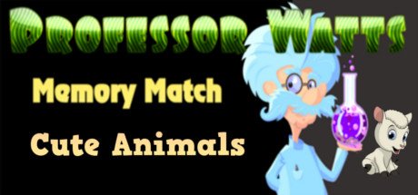 Professor Watts Memory Match Cute Animals Pc Steam CD Key